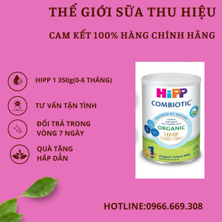 Mua 3 lon tặng 1 lon sữa hipp organic số 1,2,3 lon 350g