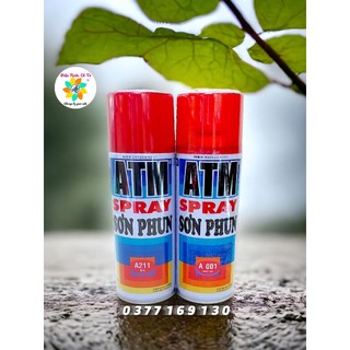 Sơn xịt màu đỏ atm spray mã a211