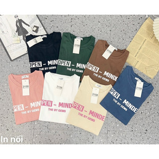 Áo Thun Form Rộng 3158 Cotton Khô Nam Nữ Unisex Open MinDed m1