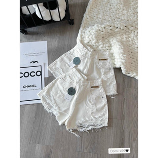 Quần short jean rách cá tính -AL6