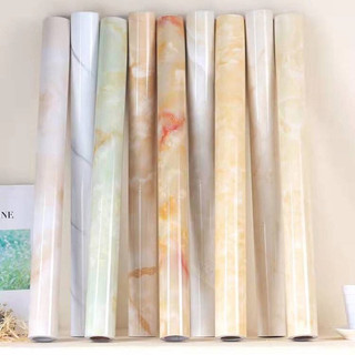 Giấy dán tường vân đá chất liệu pvc khổ rộng 60cm chống nước nhiều mẫu mã QD025