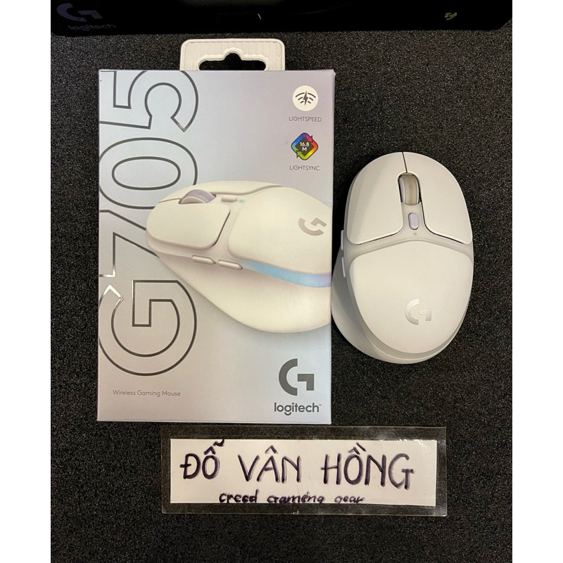 Chuột game không dây Logitech G705 Aurora - Bluetooth & LIGHTSPEED, RGB , gọn nhẹ 85g, 6 nút lập trì