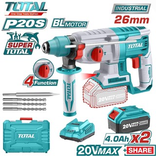 Máy khoan đục bê tông dùng pin 20v total trhli202287