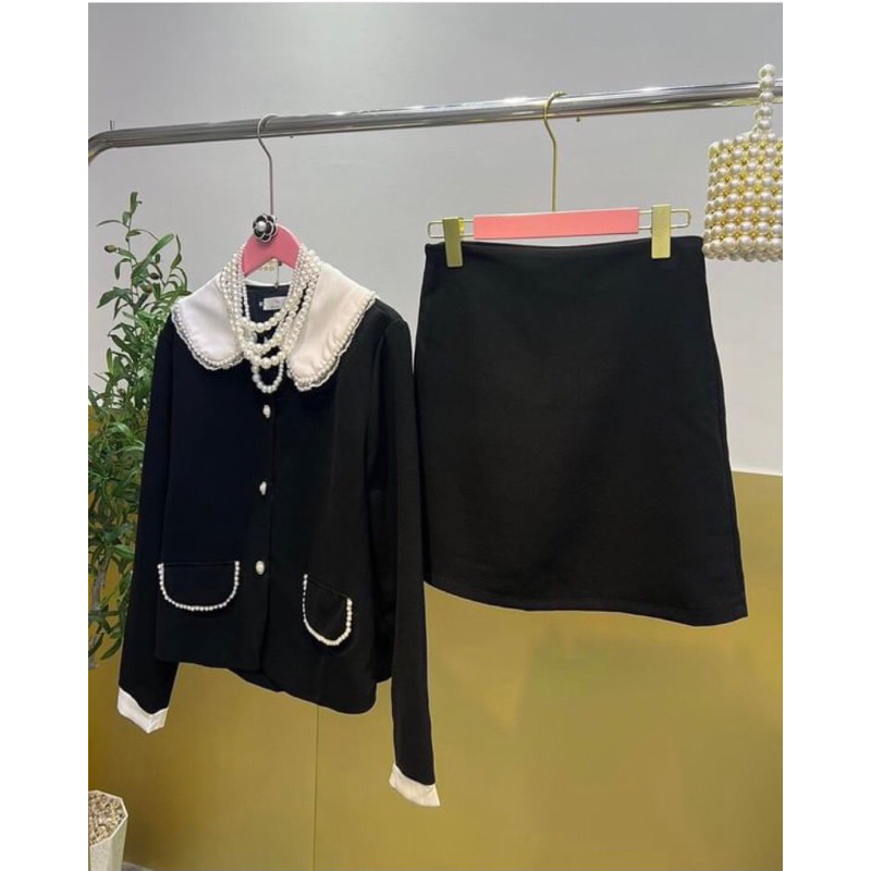 set áo chân váy hàng Quảng Châu