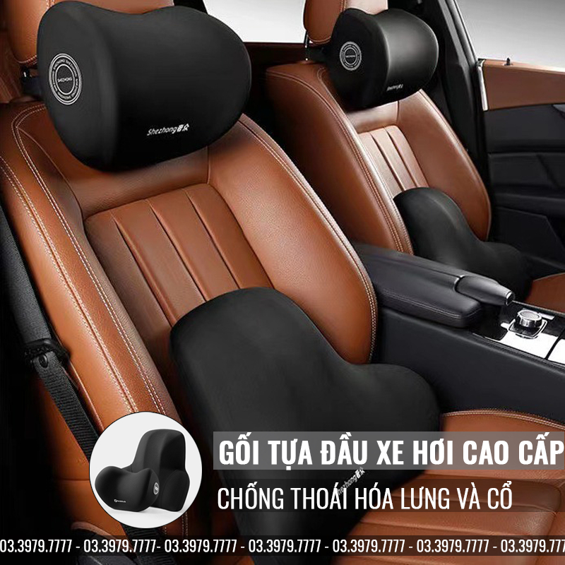 Tựa đầu ô tô - Tựa đầu xe hơi bằng cao su non chống thoái hóa xương | BigBuy360 - bigbuy360.vn