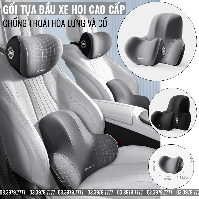 Tựa đầu ô tô - Tựa đầu xe hơi bằng cao su non chống thoái hóa xương | BigBuy360 - bigbuy360.vn