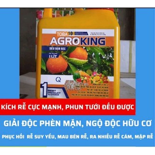 Phân bón Agroking kích rễ cực mạnh phục hồi rễ suy yếu mau bén rễ ra nhiều rễ cám rễ to mập