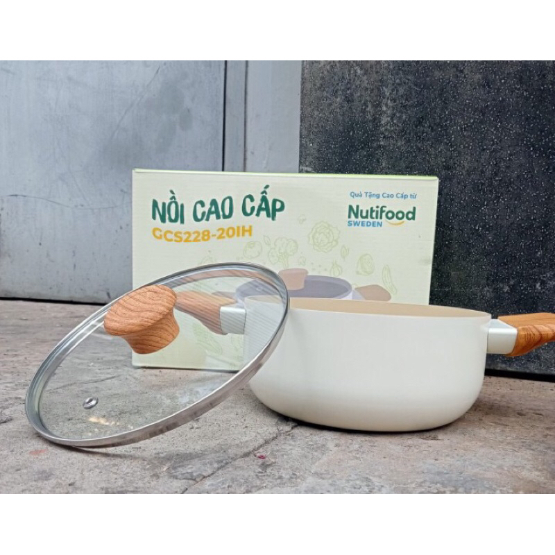 Nồi men gốm Green cook 20cm