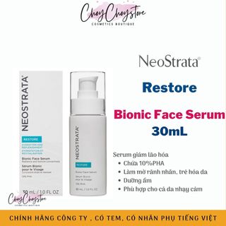 Tinh Chất Neostrata Bionic Face Serum 30mL Serum Giúp Làm Giảm Lão Hóa, Đều Màu Da (Tem CTY)