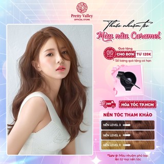 Thuốc nhuộm tóc, thuốc nhuộm màu NÂU CARAMEL Molokai siêu dưỡng - Pretty Valley Hair