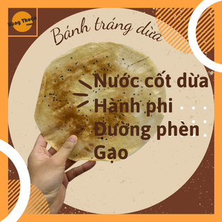 Bánh tráng dừa Long An (bọc 20 cái)