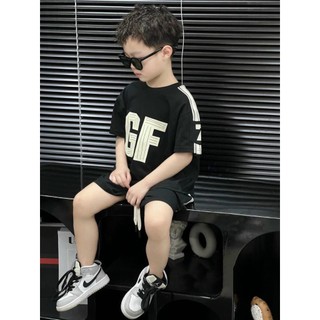 Đồ bộ bé trai - Bộ quần áo bé trai GF chất cotton - Set phông hottrent hè 2024 size từ 8 đến 20 kg - SUN KID'S