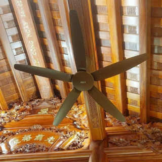 [Cam kết chính hãng] Quạt trần động cơ DC QT08 Asia cánh nhựa ABS siêu bền bảo hành 2 năm có điều khiển