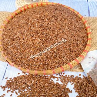 Hạt lanh nâu Canada hữu cơ 500Gr - Ủ tóc, mặt nạ, làm sữa hạt