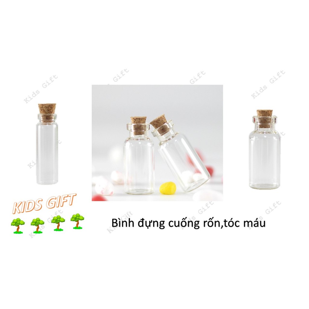 bình đựng cuống rốn,tóc máu cho bé