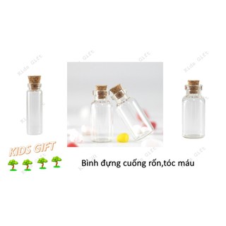 Bình đựng cuống rốn,tóc máu cho bé