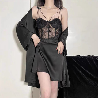 Váy ngủ lụa pha ren sexy quyến rũ, có đệm ngực hàng QC. Mã A5