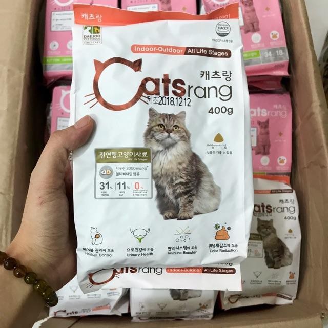 Thức ăn cho mèo Catsrang 400gr