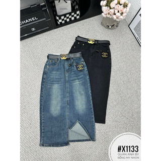  Váy jean bò thiết kế lạ mắt sang chảnh thời trang hàng QCL1 