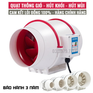 Quạt hút mùi Quạt hút khói công nghiệp công suất lớn phòng 18-50m2