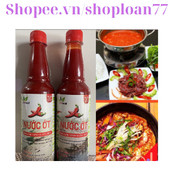 Combo 2 chai nước ớt nấu món cay nguyên chất,organic. vinh xuân 500 ml- đặc sản huế