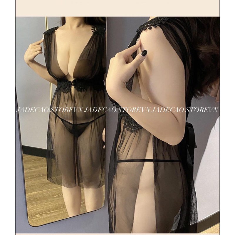 VÁY VOAN XẺ SÂU BIG SIZE