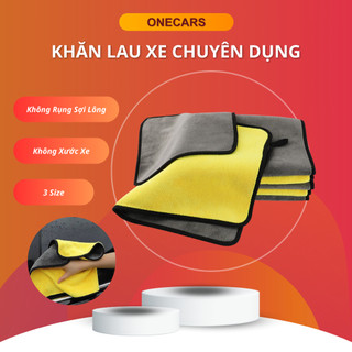 Khăn lau xe microfiber 2 lớp mềm mịn chuyên dụng | siêu thấm hút | lau xe siêu sạch