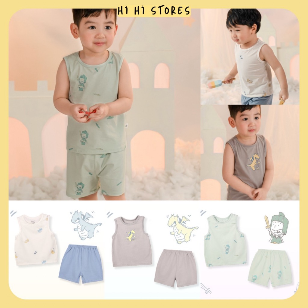 [ CHAANG FAIRY ] Bộ ba lỗ cho bé trai SS24