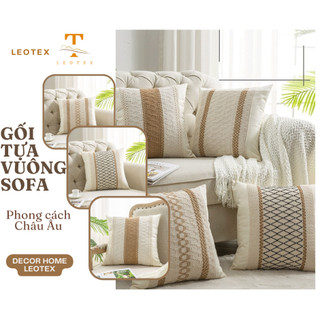 Gối Tựa Lưng - Gối Tựa Sofa - Gối Tựa Vuông Decor Phong Cách Bắc Âu