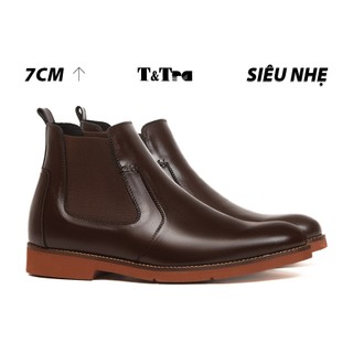 Giày boots tăng chiều cao nam siêu nhẹ s1077nđn - nhẹ hơn mang thoải mái hơn