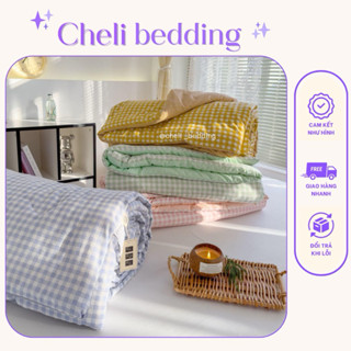 Chăn Đũi Hè Muji Trần Bông Xuất Nhật Kích Thước 200*230cm Nặng 1.5kg - Chăn Hè Trần Bông