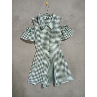 Đầm len phối nơ cổ tiểu thư bigsize