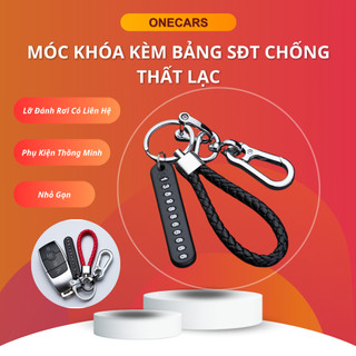 Móc khóa số điện thoại tránh thất lạc nhiều màu bảo vệ an toàn chìa khóa của bạn