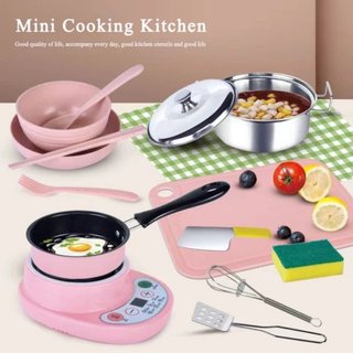 Đồ chơi nấu ăn thật trọn bộ cho bé, đồ chơi nhà bếp mini nấu ăn thật baby shark