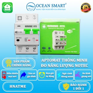 Aptomat thông minh đo năng lượng hunonic notec - hnatme