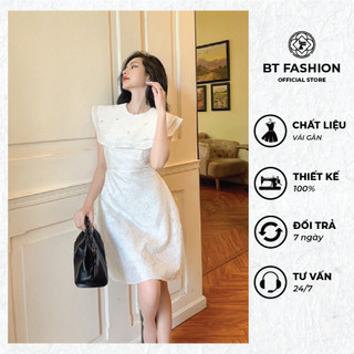 Đầm dự tiệc cổ bèo tiểu thư Jinky
