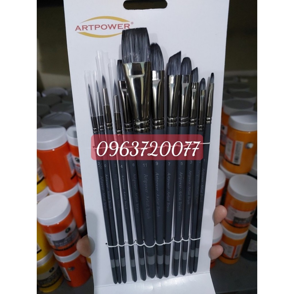 Cọ vẽ tổng hợp cao cấp ( Bộ tổng hợp đầu đủ)