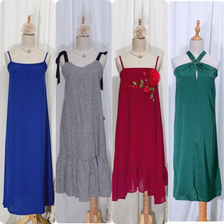 Nhiều mẫu Váy đầm maxi 2 dây voan , dập ly thướt tha xinh xắn phù hợp đi biển