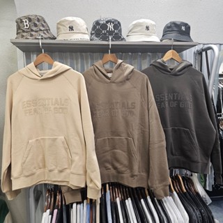 chính hãng Áo Nỉ có nón Hoodie Fear Of God Essentials CHEST LOGO FW23 - authentic 100%
