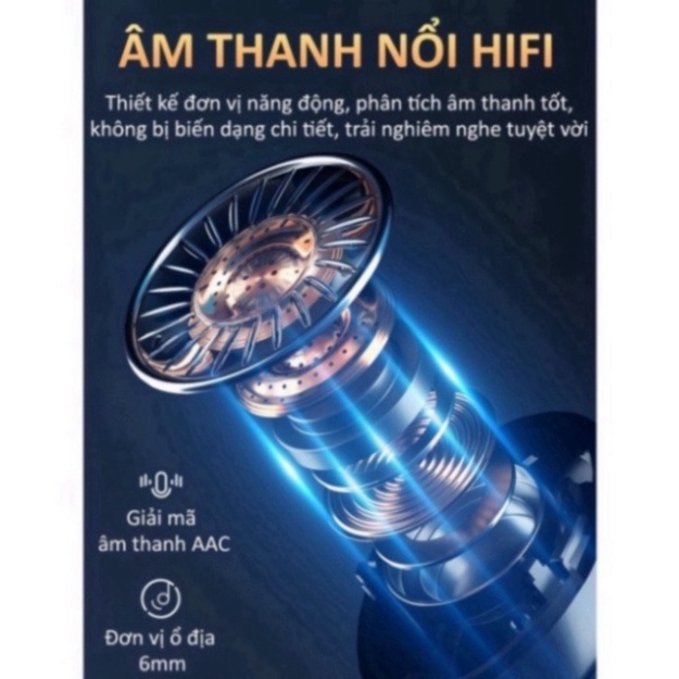 Tai nghe bluetooth M19 chip 5.1 bản mới nhất 2023,tai nghe không dây pin trâu cảm ứng nhạy cùng đèn led và âm thanh đỉnh