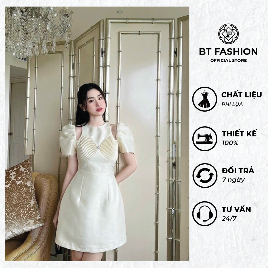 Đầm dự tiệc khoét vai Doves