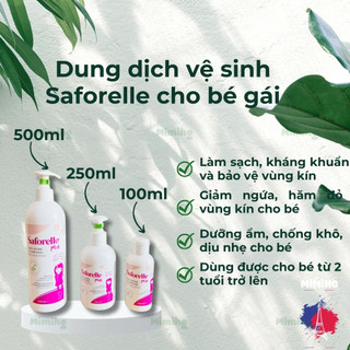Dung dịch vệ sinh saforelle dành cho bé gái từ 2 tuổi đến tuổi dậy thì_mimi hg