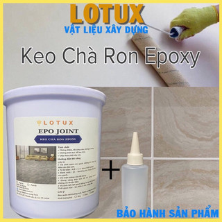 1 Kg keo chà ron Epoxy 2 thành phần AB Epo Joint chuyên dùng nhà tắm , khu vực ngoài trời.