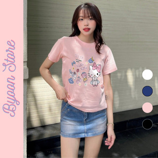 Áo Baby Tee BYOON SAIGON In Hình HELLO KITTY Dễ Thương A51038