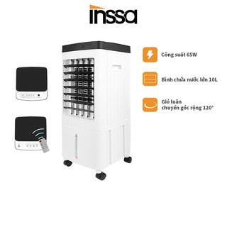 INSSA Quạt làm mát điều khiển từ xa 10L,Gió luân chuyển góc rộng 120° LFSH001-002