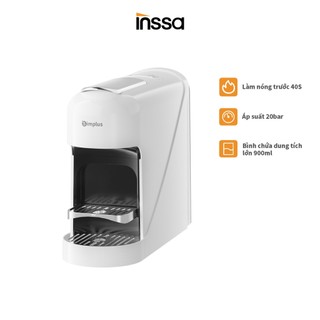 Inssa máy pha cà phê viên nén 1350w đồ dùng văn phòng máy pha cà phê tự động tại nhà 20bar kfjh008