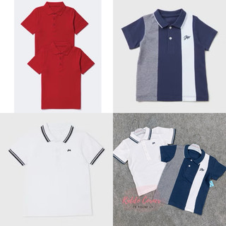 [KIDDO] Áo Polo Matalan cho bé trai các phân loại màu trắng xám /xanh navy/ trắng trơn/ đỏ trơn cực ngầu