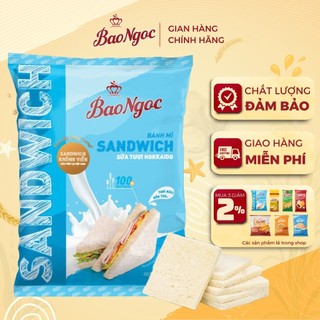Bánh Mì Sandwich Không Viền Sữa Tươi Hokkaido Bảo Ngọc