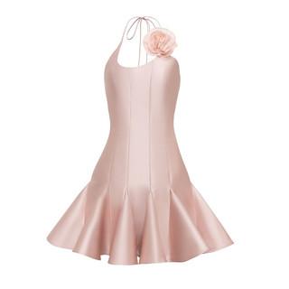 Blooming Dress - VÁY THIẾT KẾ CỔ CHÉO CÓ ĐÍNH HOA FORM XÒE SIÊU TÔN DÁNG