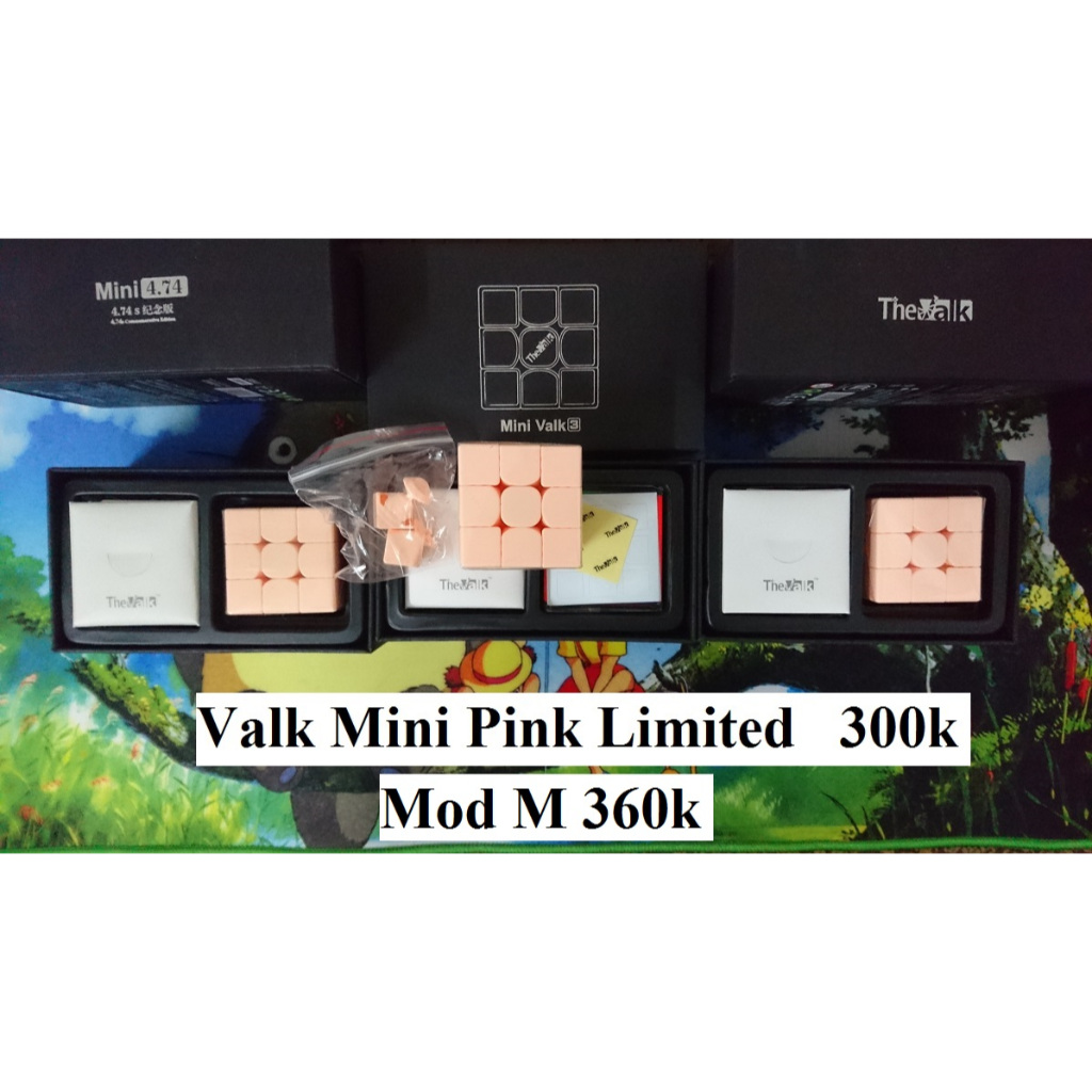Rubik 3x3x3 Valk Mini Pink Limited Edition